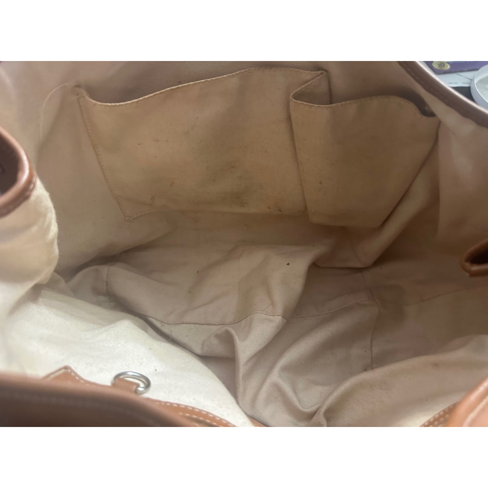 Coach Leather Tote Bag in Saddle Brown - Picture 8 of 8